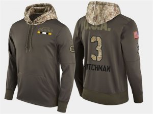 Nike Bruins 3 Lionel Hitchman Retired Olive Salute To Service Pullover Hoodie