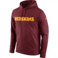 Washington Redskins Nike Circuit Wordmark Essential Performance Pullover Hoodie Burgundy