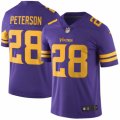 Youth Nike Minnesota Vikings #28 Adrian Peterson Limited Purple Rush NFL Jersey