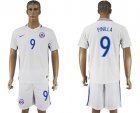 Chile #9 Pinilla Away Soccer Country Jersey