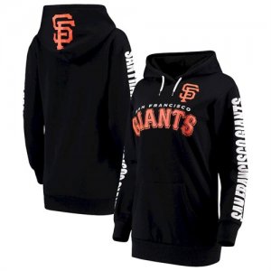 San Francisco Giants G III 4Her by Carl Banks Women\'s Extra Innings Pullover Hoodie Black