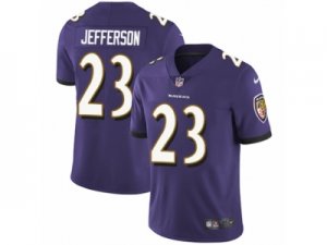 Mens Nike Baltimore Ravens #23 Tony Jefferson Vapor Untouchable Limited Purple Team Color NFL Jersey