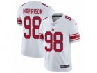 Mens Nike New York Giants #98 Damon Harrison Vapor Untouchable Limited White NFL Jersey