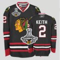 nhl jerseys chicago blackhawks #2 keith black[2013 stanley cup champions]