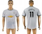 2017-18 Manchester United 11 MARTIAL Away Thailand Soccer Jersey