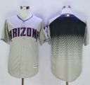 Arizona Diamondbacks Blank Gray-Capri New Cool Base Stitched Baseball Jersey