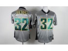 Nike NFL Green Bay Packers #32 Cedric Benson grey jerseys[Elite shadow]