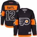 Youth Reebok Philadelphia Flyers #12 Michael Raffl Authentic Black 2017 Stadium Series NHL Jersey