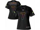 Women Nike Los Angeles Chargers #7 Doug Flutie Game Black Fashion NFL Jersey