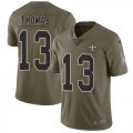 Nike Saints #13 Michael Thomas Olive Salute To Service Limited Jersey