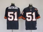 nfl chicago bears #51 butkus m&n blue(big number)