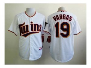 mlb jerseys minnesota twins #19 vargas white[vargas]