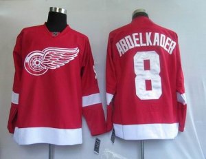 nhl deroit red wings #8 abdelkader red