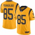 Mens Nike Los Angeles Rams #85 Jack Youngblood Limited Gold Rush NFL Jersey