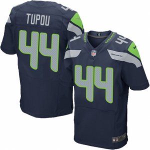 Men\'s Nike Seattle Seahawks #44 Tani Tupou Elite Steel Blue Team Color NFL Jersey