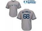 Youth New York Yankees #68 Dellin Betances Grey Cool Base Stitched MLB Jersey