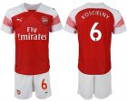 2018-19 Arsenal 6 KOSCIELNY Home Soccer Jersey