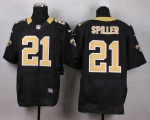 Nike New Orleans Saints #21 C.J. Spiller black Jerseys(Elite)