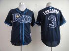 MLB Jerseys Tampa Bay Rays #3 Longoria dk.blue