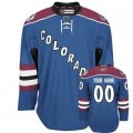 Customized Colorado Avalanche Jersey Blue Thrid Man Hockey