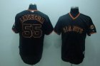 mlb san francisco giants #55 lincecum black