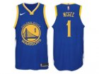 Nike NBA Golden State Warriors #1 JaVale McGee Jersey 2017-18 New Season Blue Jersey