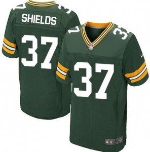 Nike Green Bay Packers #37 Sam Shields Elite Green jersey