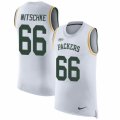 Mens Nike Green Bay Packers #66 Ray Nitschke Limited White Rush Player Name & Number Tank Top NFL Jersey