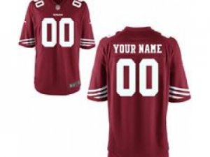 Men\'s Nike San Francisco 49ers Customized Game Team Color Jerseys (S-4XL)