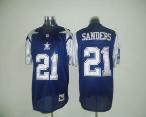 nfl Dallas Cowboys #21 sanders 1994 Throwback blue