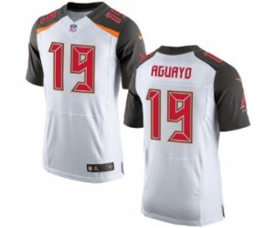 Men\'s Nike Tampa Bay Buccaneers #19 Roberto Aguayo Elite White NFL Jersey