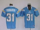 nfl san diego chargers #31 cromartie baby blue