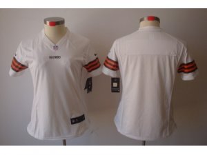 Nike Women Cleveland Browns Blank white Jerseys