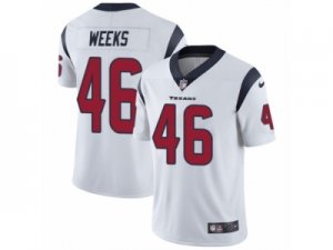 Mens Nike Houston Texans #46 Jon Weeks Vapor Untouchable Limited White NFL Jersey