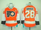 women nhl philadelphia flyers #28 giroux orange