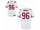 Mens Nike San Francisco 49ers #96 Solomon Thomas Elite White NFL Jersey