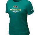 Women Baltimore Ravens light green T-Shirt