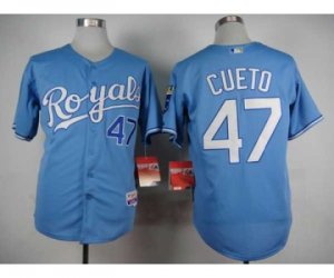 mlb jerseys kansas city royals #47 cueto lt.blue