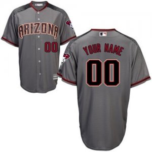 Diamondbacks Gray Brick New Cool Base Customized Jersey