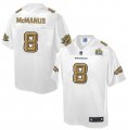 Nike Denver Broncos #8 Brandon McManus White Men NFL Pro Line Super Bowl 50 Fashion Game Jersey