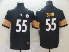 Nike Steelers #55 Devin Bush Black 2019 NFL Draft First Round Pick Vapor Untouchable Limited Jersey