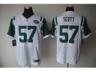 Nike new york jets #57 scott white Elite Jerseys