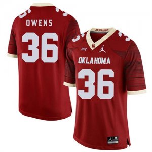 Oklahoma Sooners #36 Steve Owens Red 47 Game Winning Streak College Football Jersey