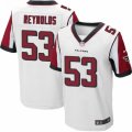 Mens Nike Atlanta Falcons #53 LaRoy Reynolds Elite White NFL Jersey