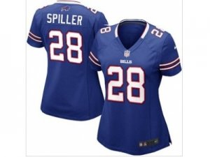 nike women nfl jerseys buffalo bills #28 spiller blue