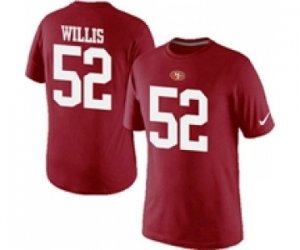 Nike San Francisco 49ers Patrick Willis Pride Name & Number T-Shirt Red