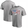 Philadelphia Eagles Pro Line by Fanatics Branded Banner Wave T-Shirt Heathered Gray