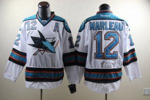 nhl san jose sharks #12 marleau white