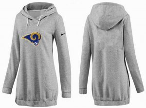 Women St. Louis Rams Logo Pullover Hoodie-007