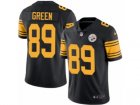 Mens Nike Pittsburgh Steelers #89 Ladarius Green Limited Black Rush NFL Jersey